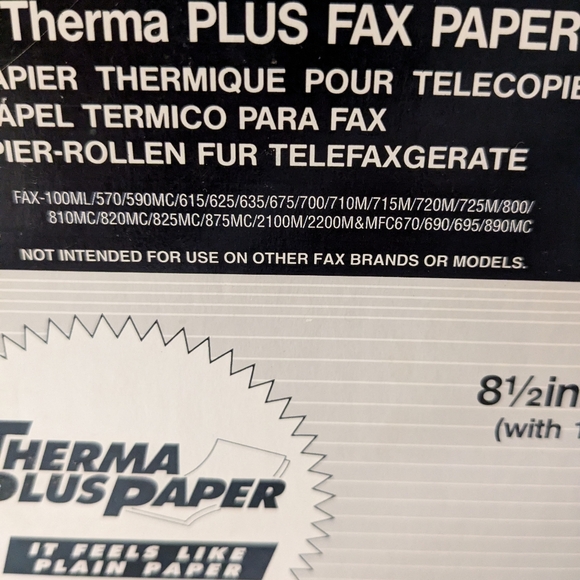 Brother Thermal Plus Fax Paper 2 Rolls  (8.5 In x 164 ft) - Picture 16 of 16